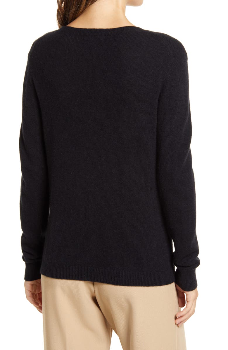 Nordstrom Cashmere Essential V-Neck Sweater, Alternate, color,