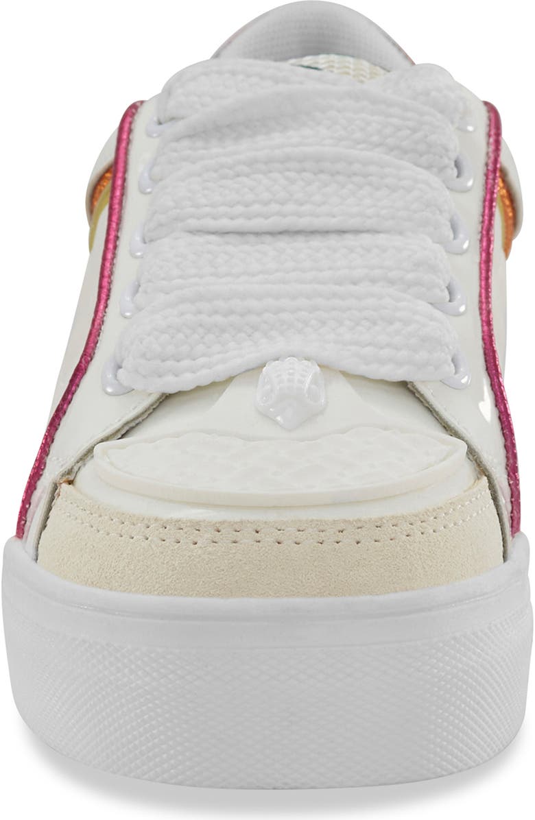 Kurt Geiger London Kids' Mini Southbank Sneaker, Alternate, color, White Multi