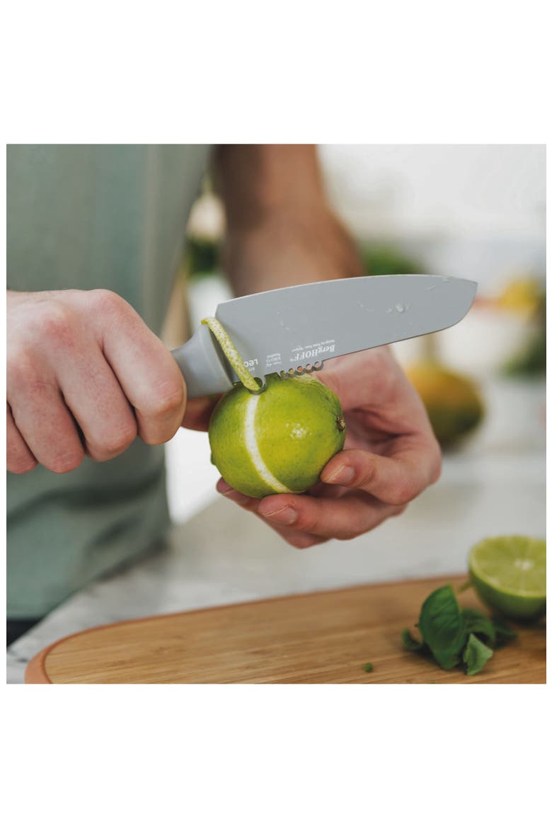 Leo Balance 4-Piece Non-Stick Knife Set, Alternate, color, GRAY