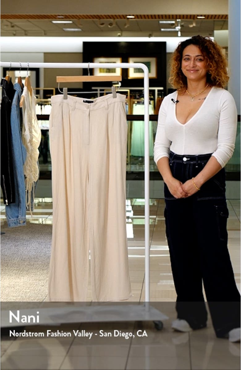 Wide Leg Dad Trousers, sales video thumbnail