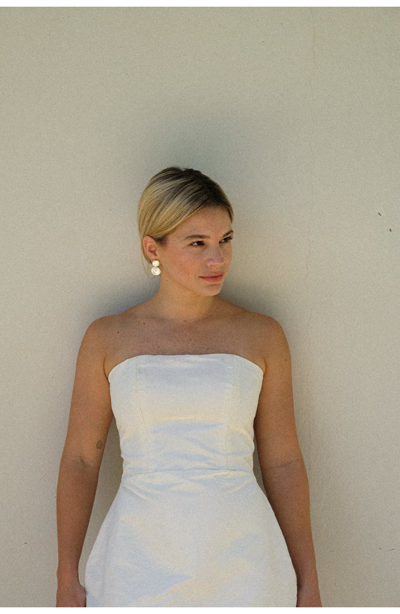 MUNS Momento Earrings, Alternate, color, Gold Vermeil