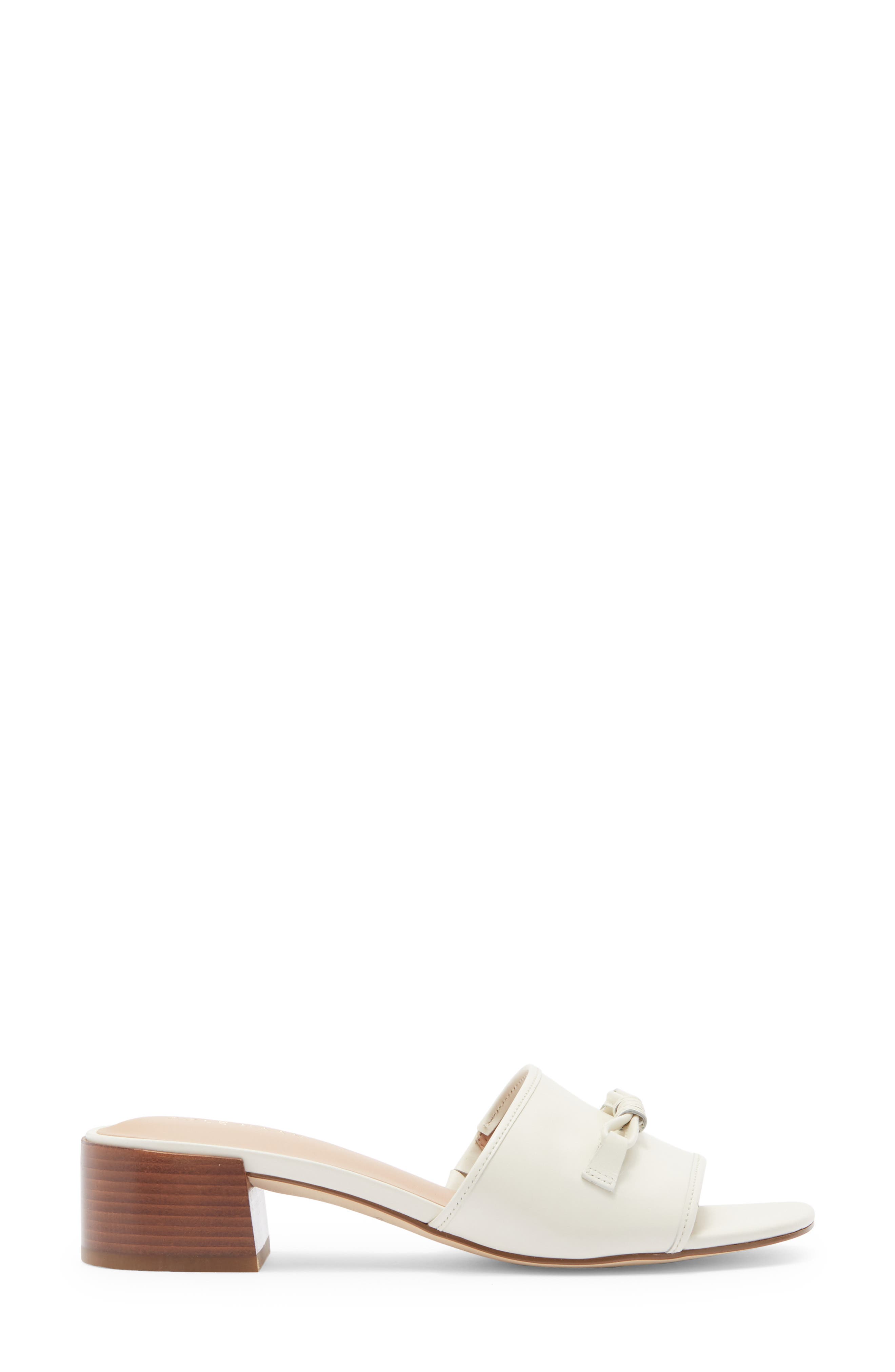 Cole Haan Cailyn Bow Slide Sandal, Alternate, color, Ivory Leather