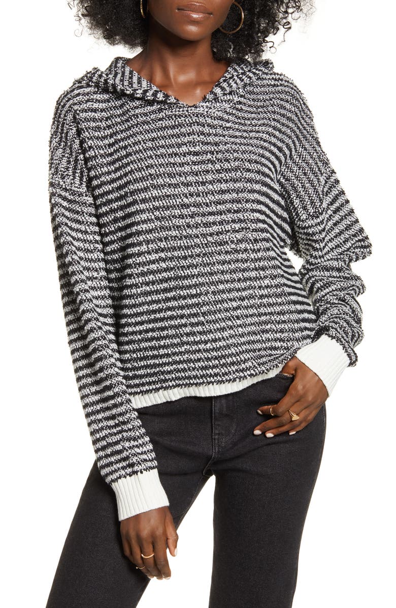 Volcom Broken Letters Hooded Sweater, Main, color, 