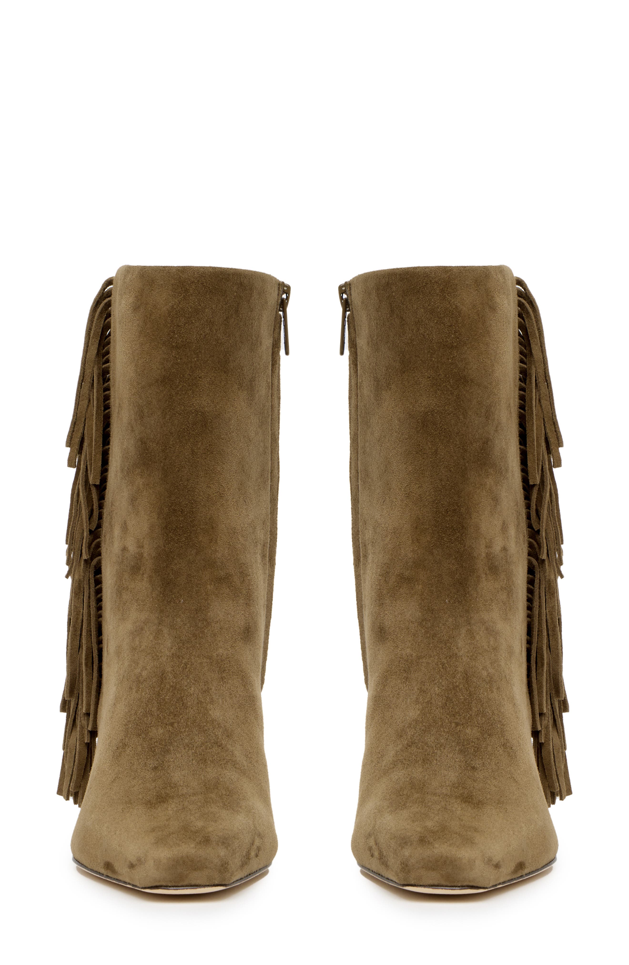 Aya Kitten Heel Boot, Alternate, color, DARK OLIVE