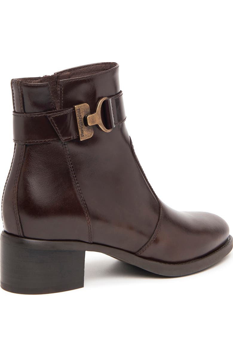 NeroGiardini Ankle Strap Bootie, Alternate, color, Dark Brown