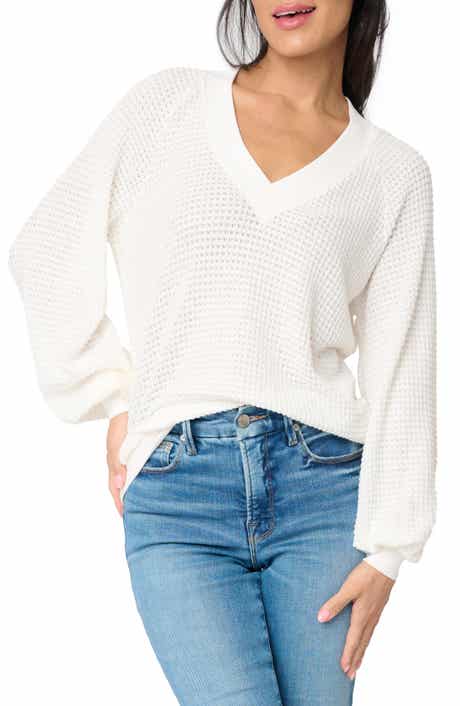GIBSONLOOK Courtside Open Stitch Sweater
