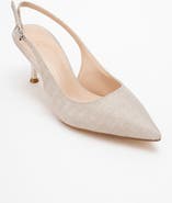 Prologue Shoes Caisa Slingback Pointed Toe Pump