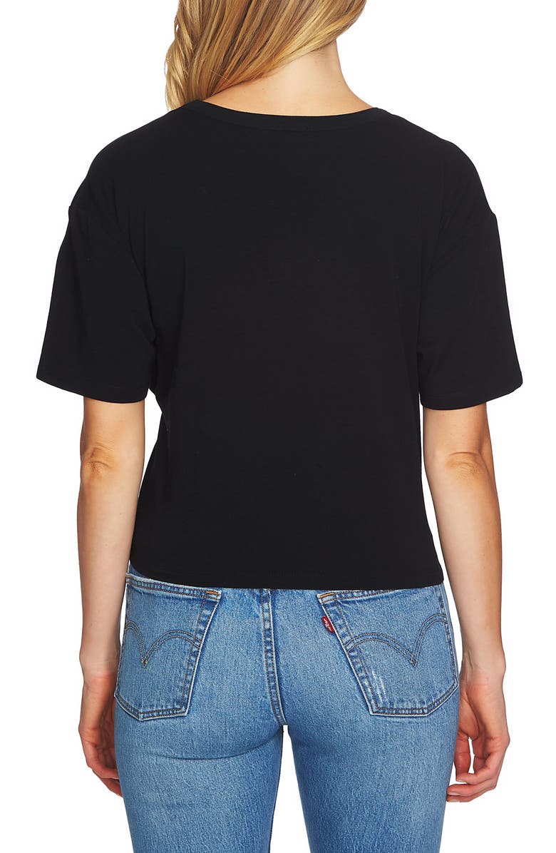 1.STATE Tie Front V-Neck Tee, Alternate, color, 