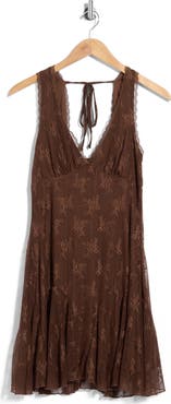 Madden Girl Lace Fit and Flare Dress