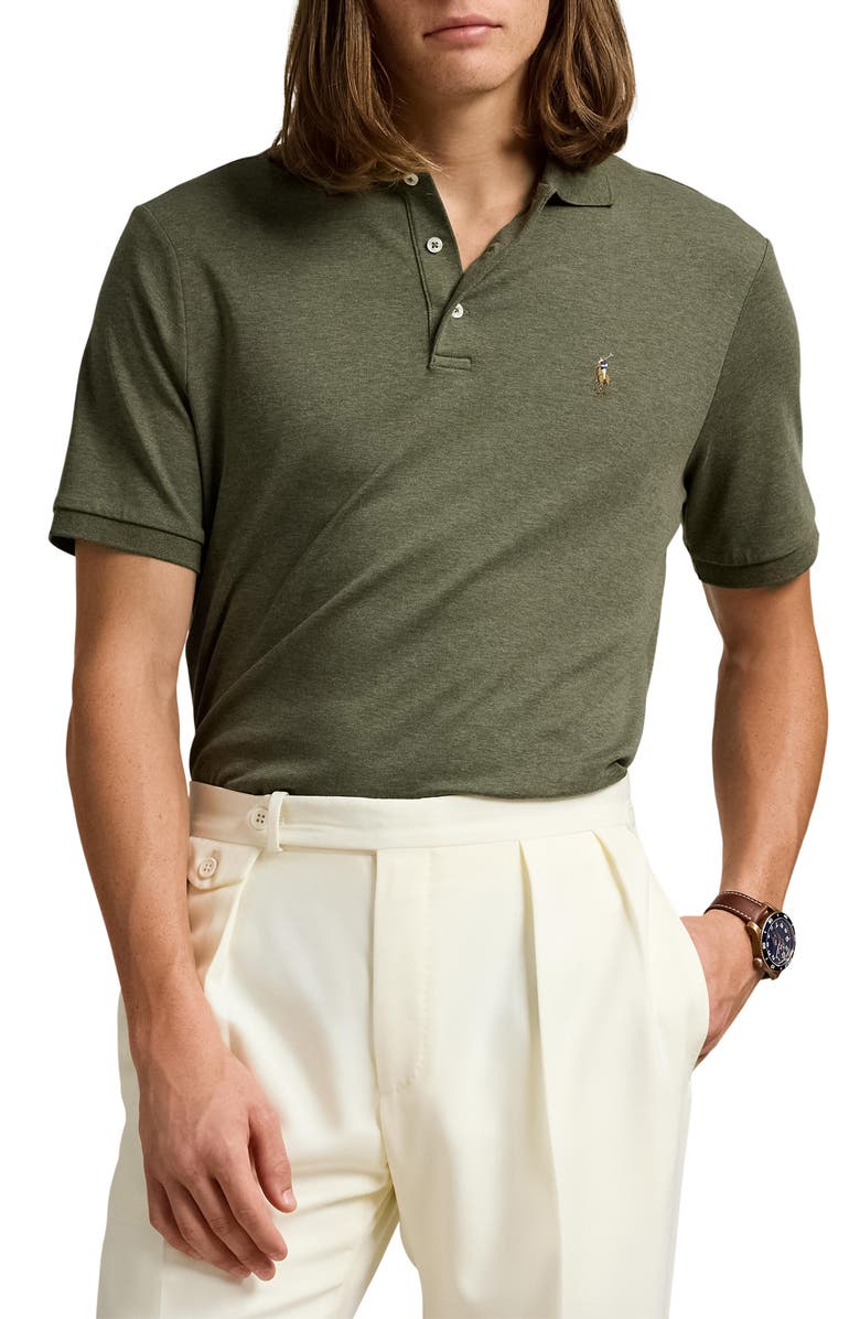Polo Ralph Lauren Solid Cotton Jersey Polo, Main, color, 