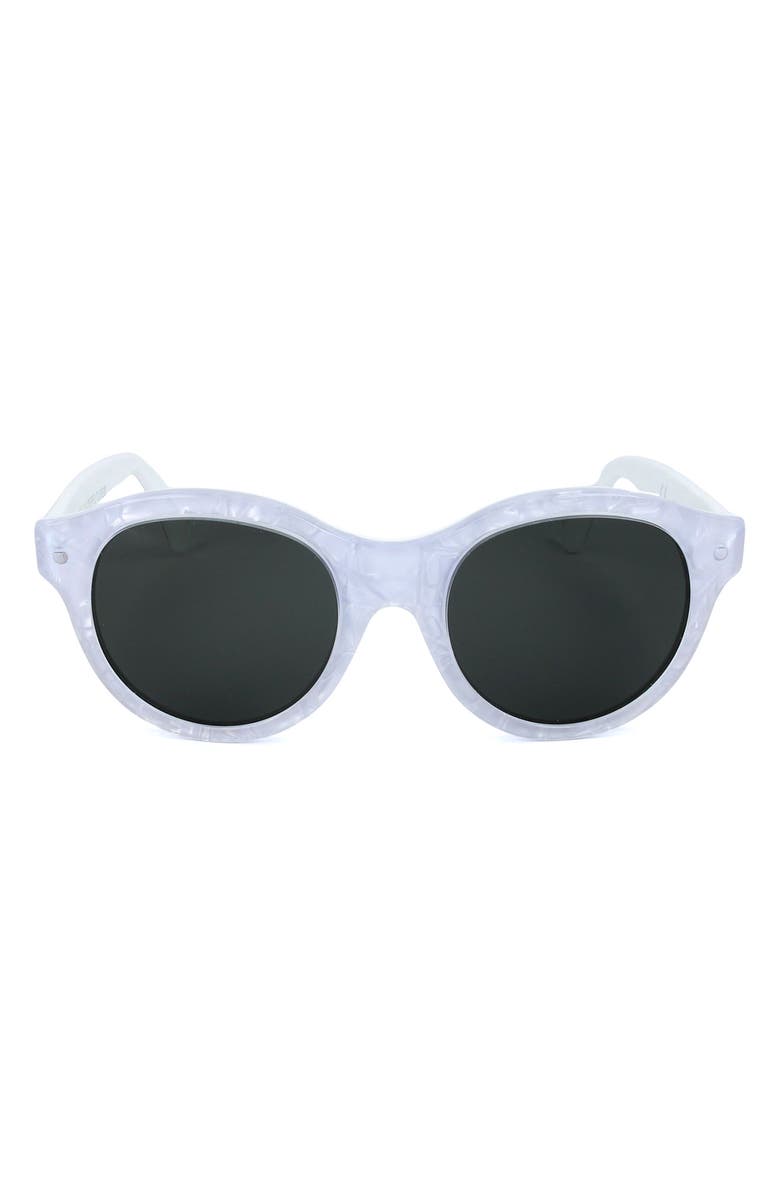 SUPER by RETROSUPERFUTURE<sup>®</sup> 51mm Round Sunglasses, Main, color, White
