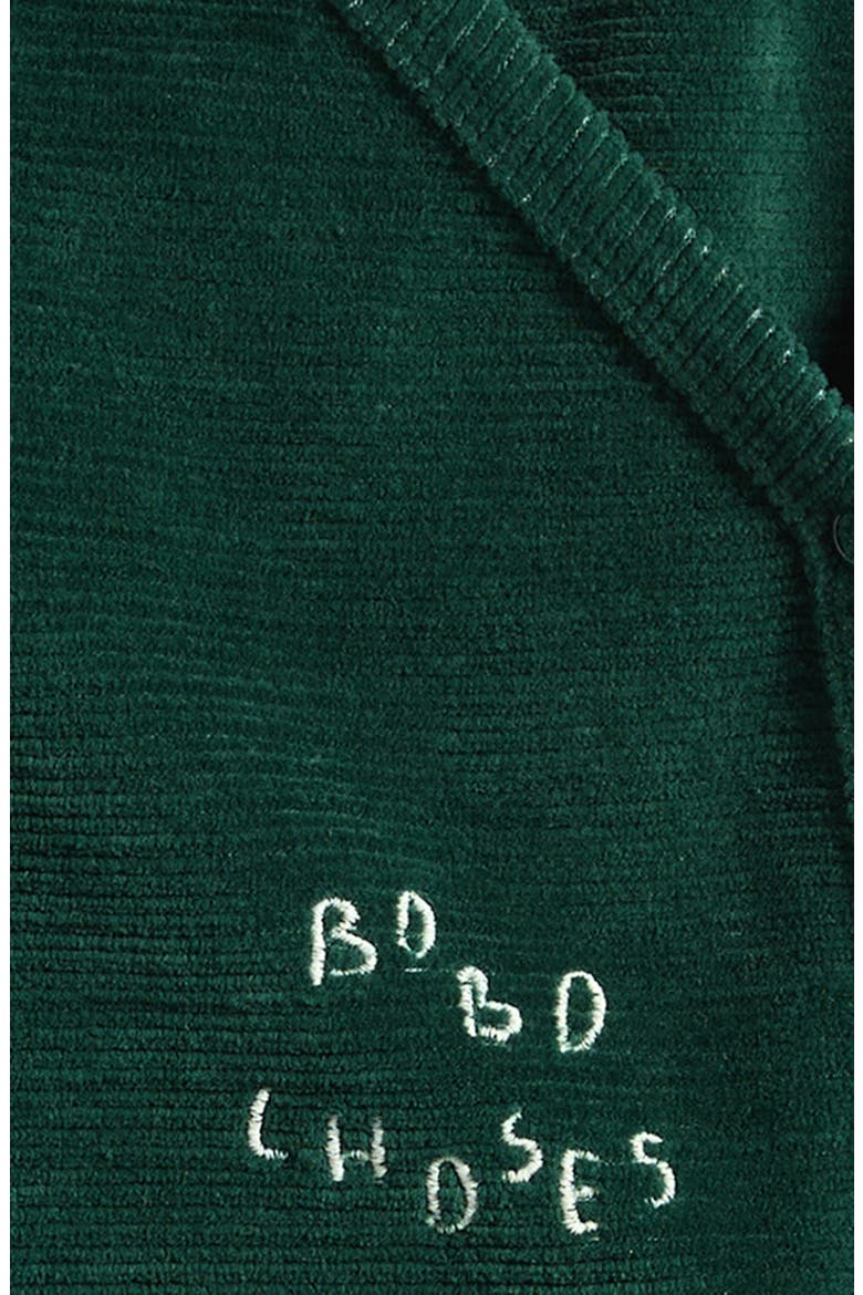 Crossed Velvet Top, Alternate, color, GREEN