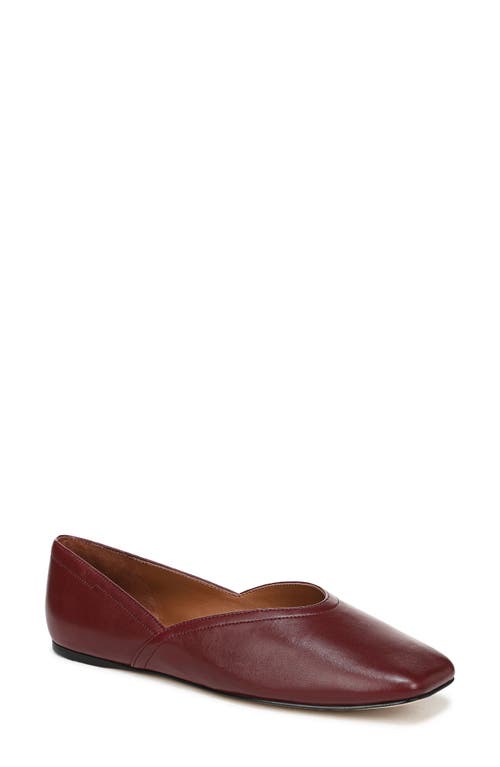 Sarto By Franco Sarto Adalina Ballet Flat In Burgundy