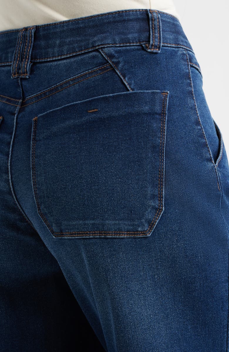 Wit & Wisdom Wyatt Skyrise V-Pocket Wide Leg Jeans, Alternate, color, 