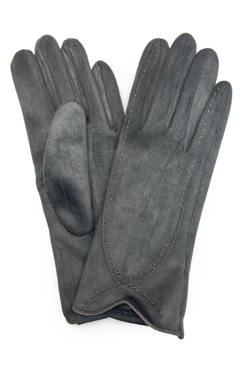 MARCUS ADLER Stitched Touchscreen Gloves, Main, color, Grey
