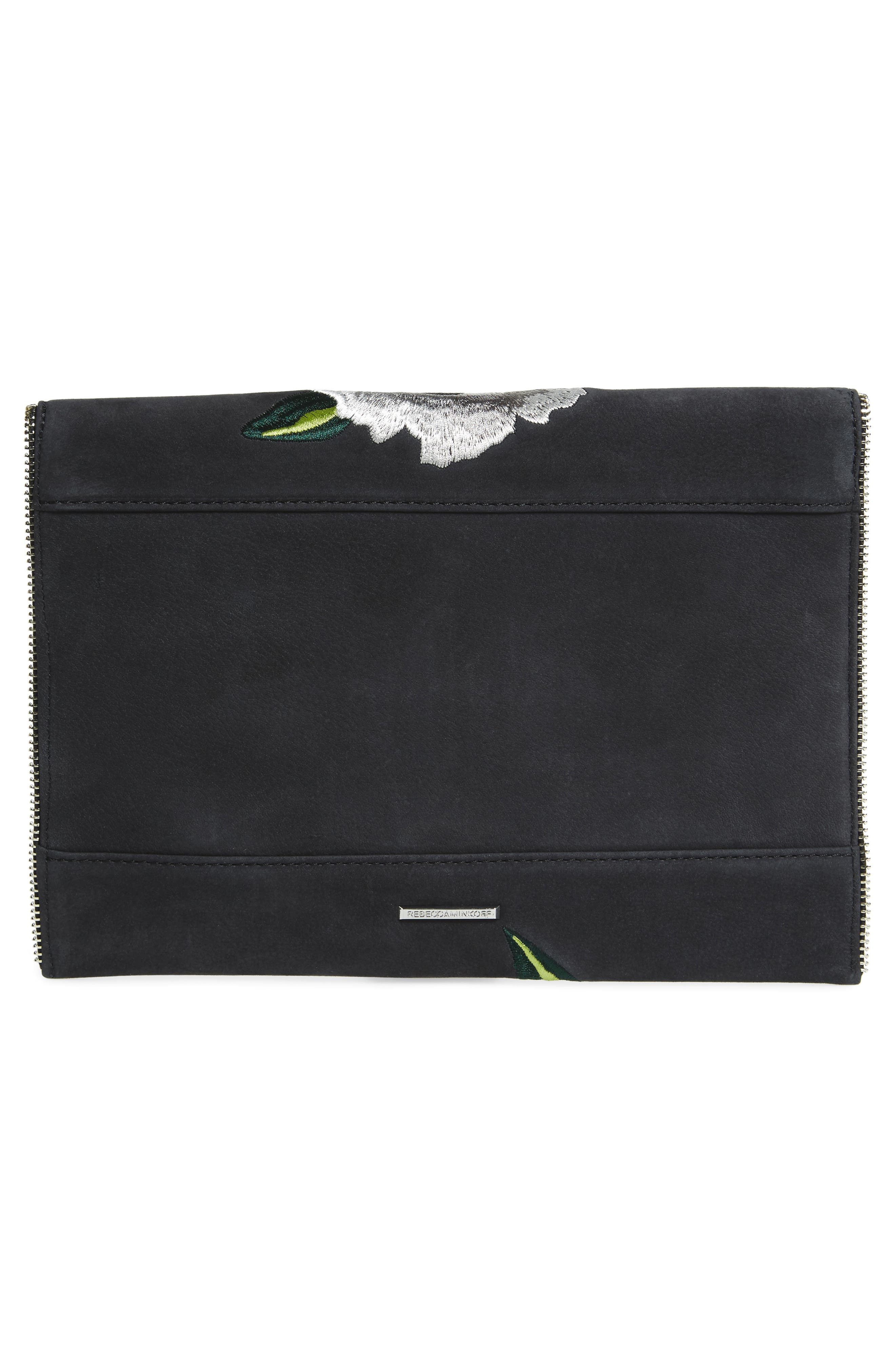 Rebecca Minkoff Leo Nubuck Clutch, Alternate, color, 