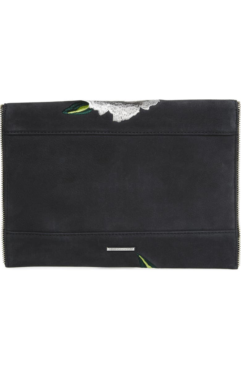 Rebecca Minkoff Leo Nubuck Clutch, Alternate, color,