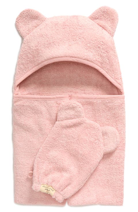 Hooded Towel & Washing Mitt Set (Baby)