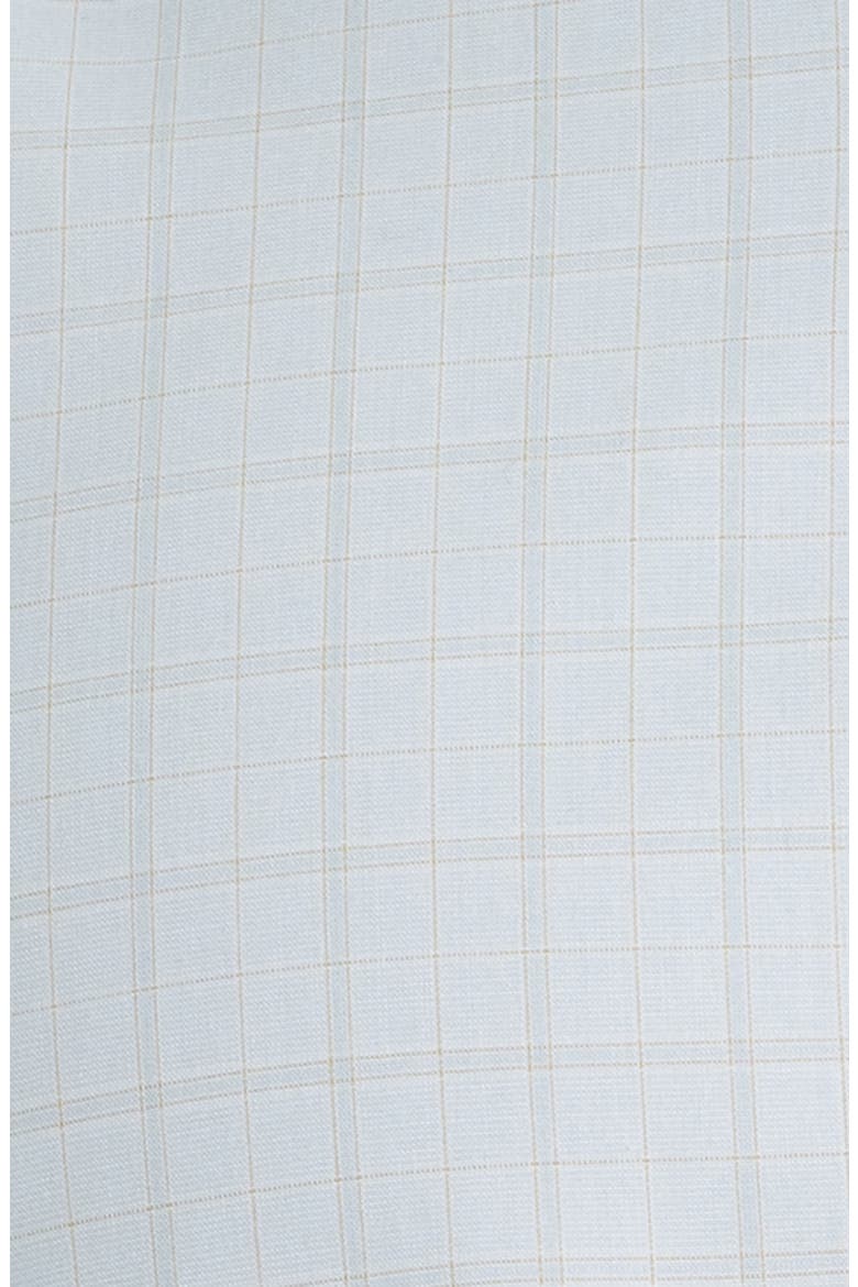 Trim Fit Check Non Iron Cotton Dress Shirt, Alternate, color, BLUE PIPER PLAID