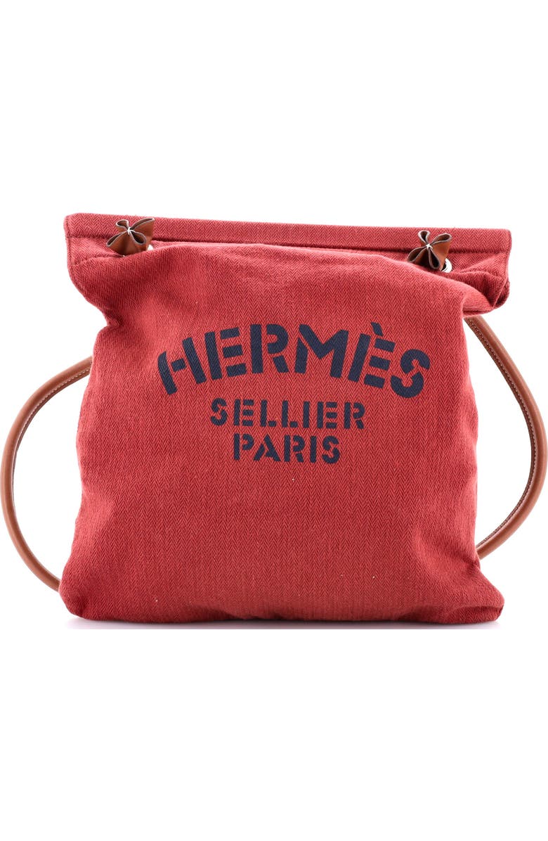 Pre-Owned Hermes Aline Bag Toile MM, Main, color,