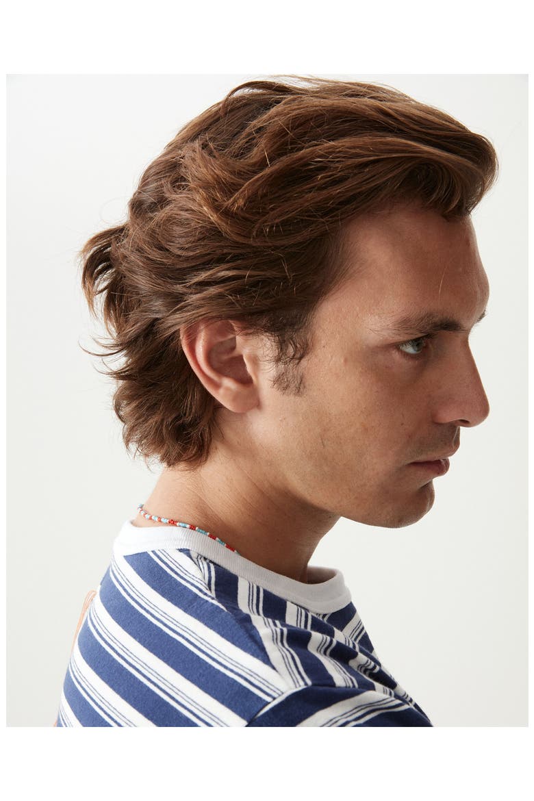 Yakut Striped T-shirt, Alternate, color, Light Blue
