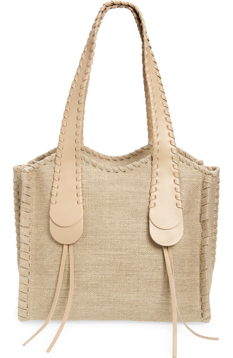 Chloé Medium Mony Denim Tote, Alternate, color,