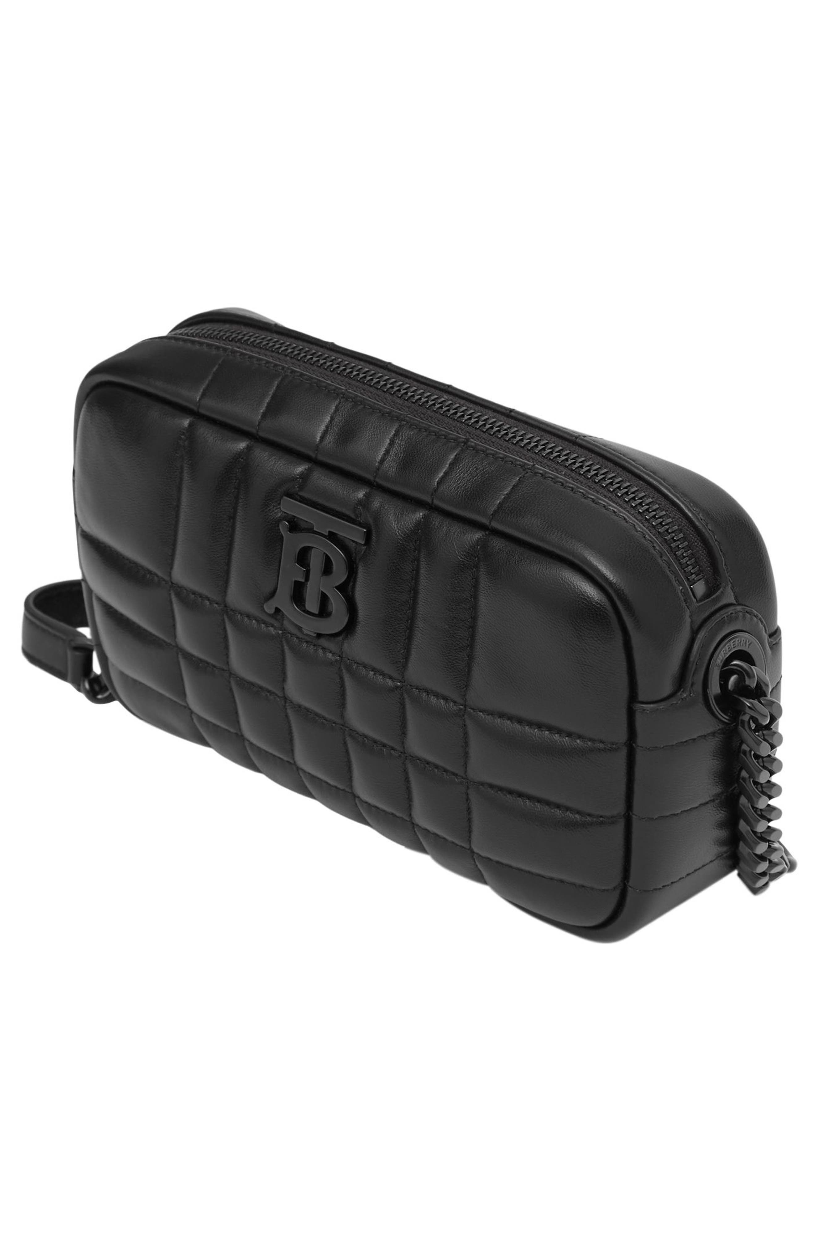Burberry Mini Lola Quilted Leather Camera Bag, Alternate, color, 