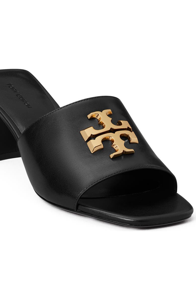 Tory Burch Eleanor Slingback Sandal, Alternate, color, Black / Gold