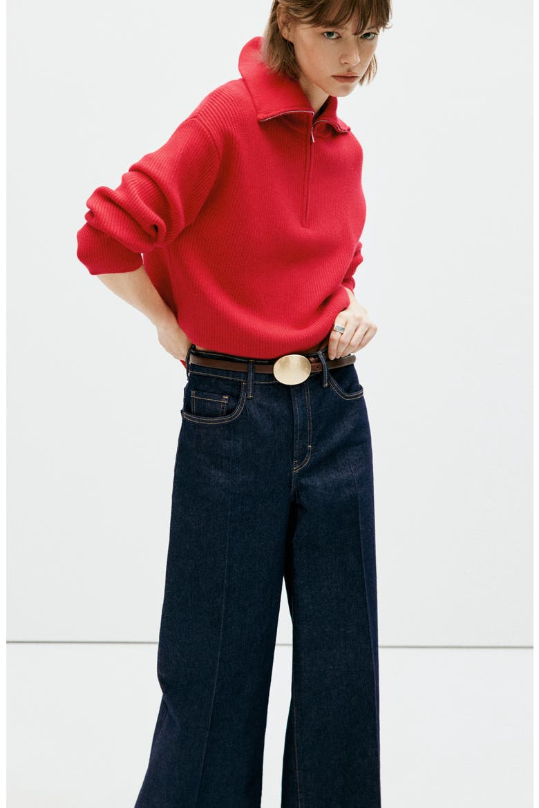 Elise High Waist Wide Leg Jeans, Alternate, color, OPEN BLUE