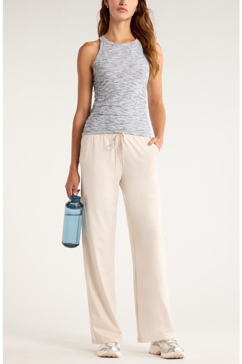 Reset Ruched Rib Tank, Alternate, color, NAVY SAPPHIRE HEATHER