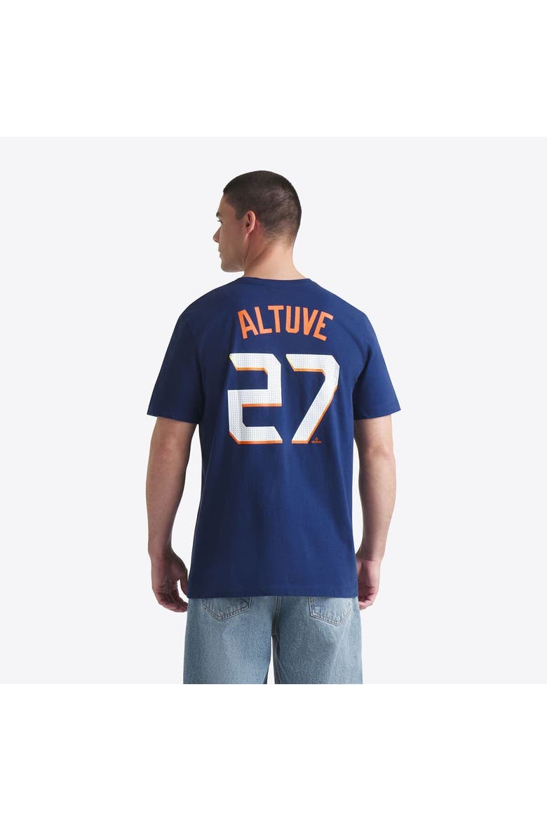 Men's Nike Jose Altuve Navy Houston Astros 2025 City Connect Fuse Name & Number T-Shirt, Alternate, color, Navy