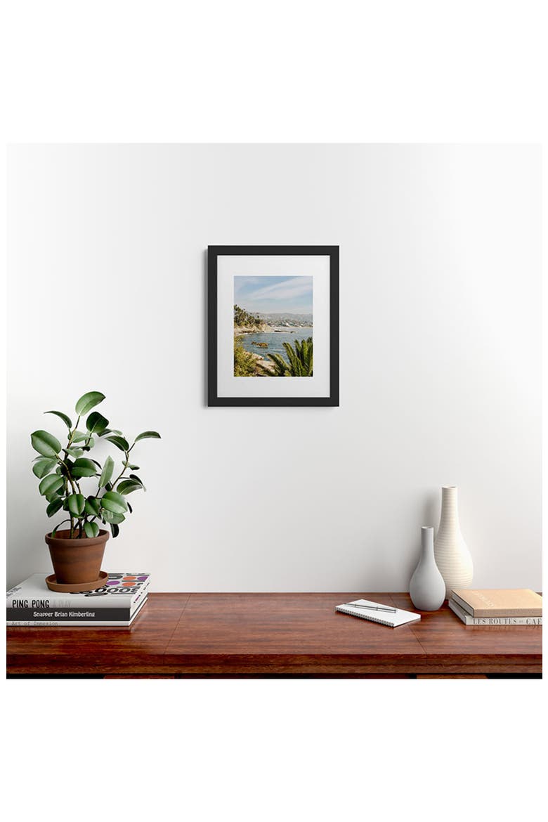 Laguna Beach Framed Wall Art, Alternate, color, BLACK FRAME 16X20