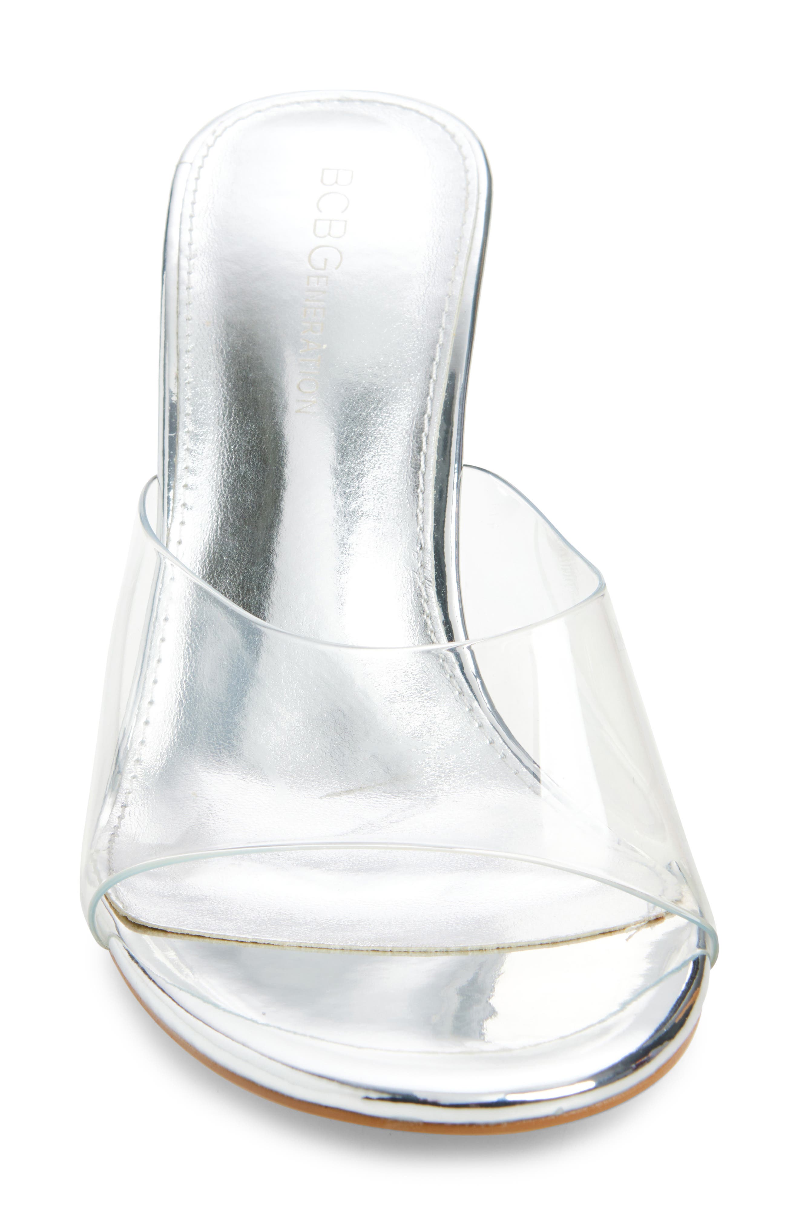 BCBGeneration Martina Transparent Cuff Sandal, Alternate, color, 
