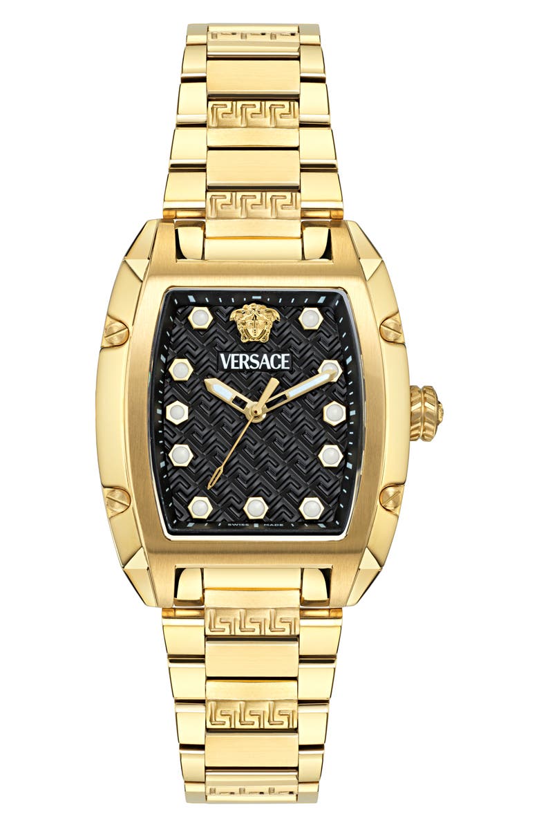 Versace Dominus Bracelet Watch, 44mm x 36mm, Main, color, 