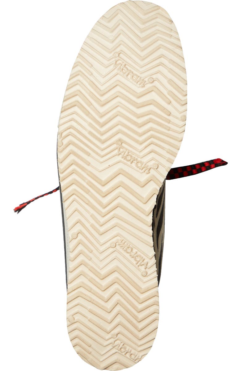 R13 Zebra Print Platform High Top Sneaker, Alternate, color,