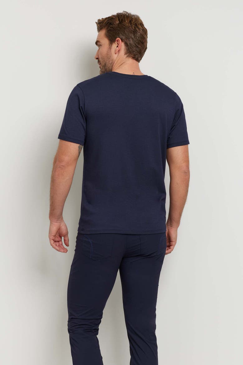 Scott Crewneck T-Shirt, Alternate, color, Navy