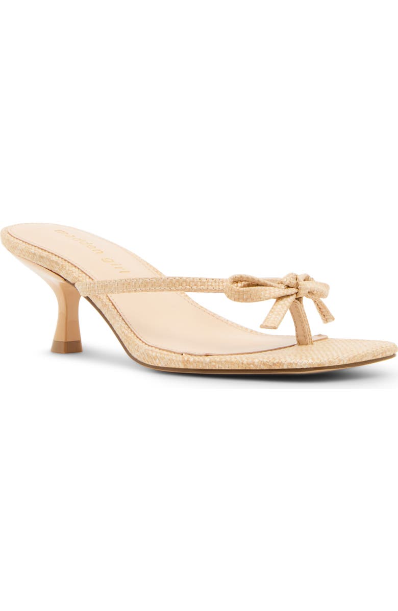 Madden Girl <p>Kitten Heel Sandal (Women)</p>, Main, color, Natural Raffia