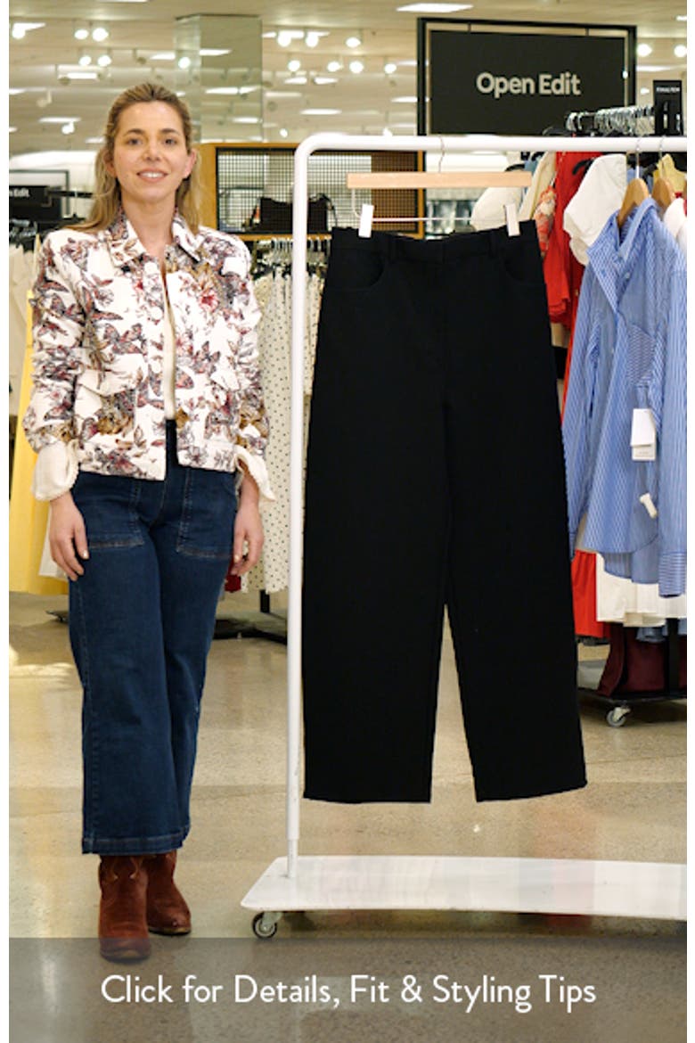 Crop Straight Leg Pants video