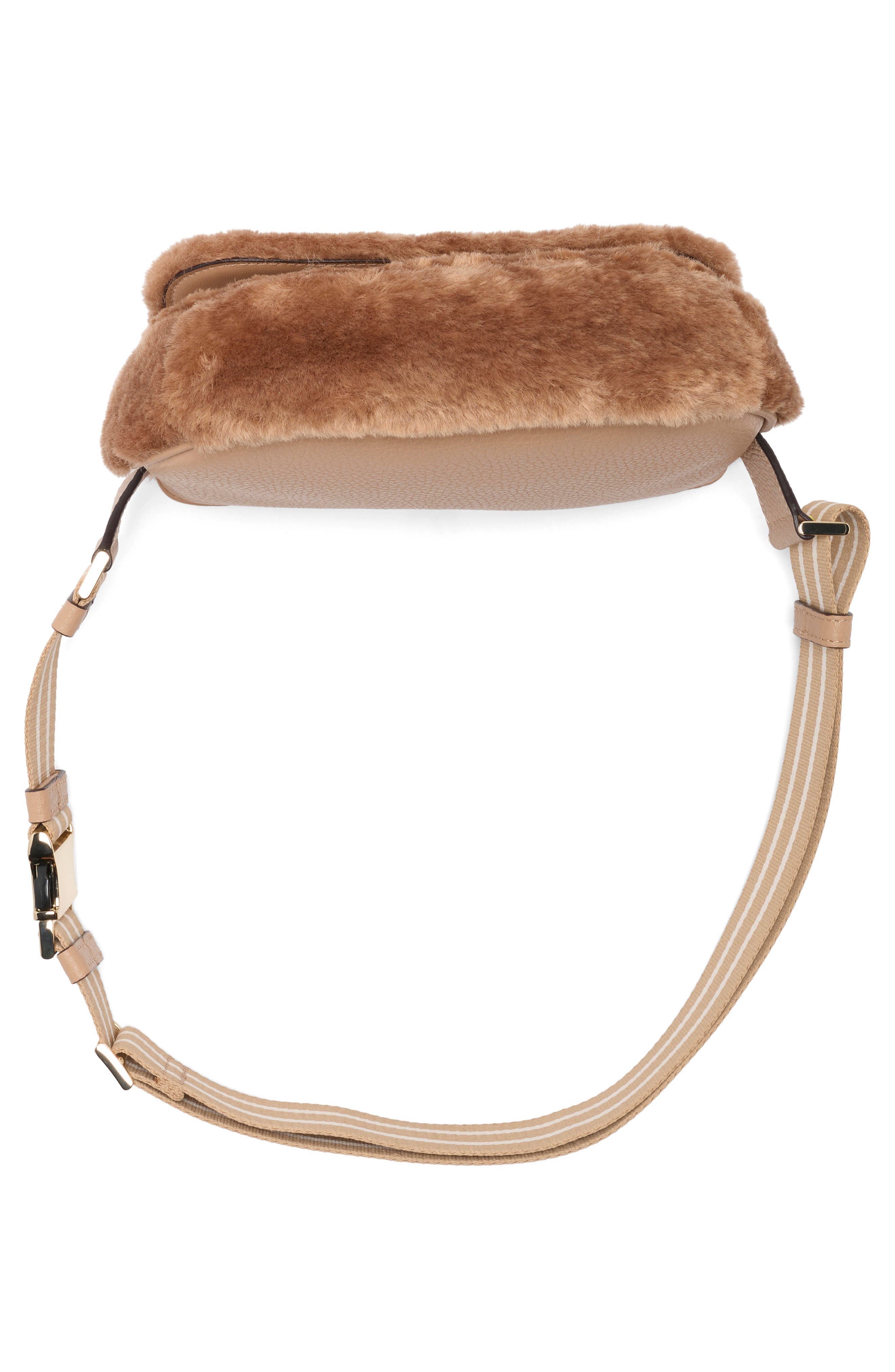 rosie faux fur belt bag