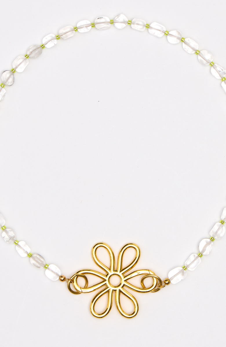 Spicy Dan Lilly Necklace, Alternate, color, Clear Quartz