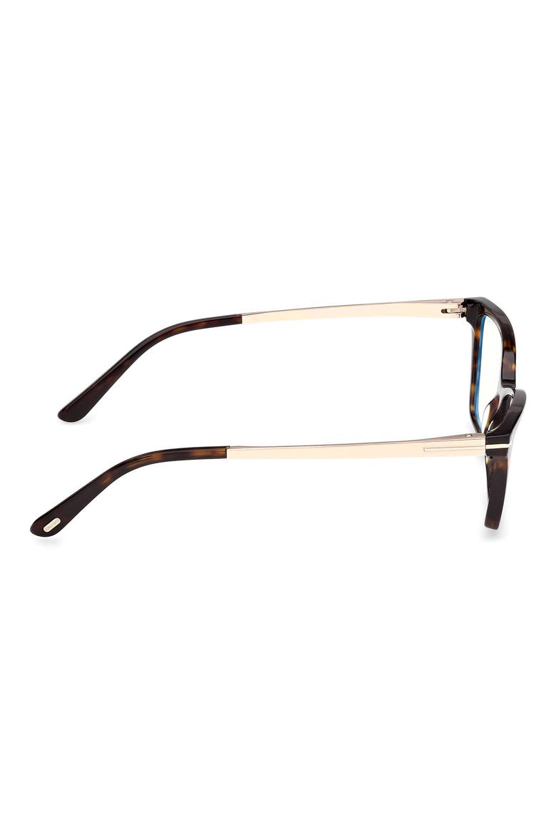 56mm Butterfly Optical Glasses, Alternate, color, SHINY CLASSIC DARK HAVANA