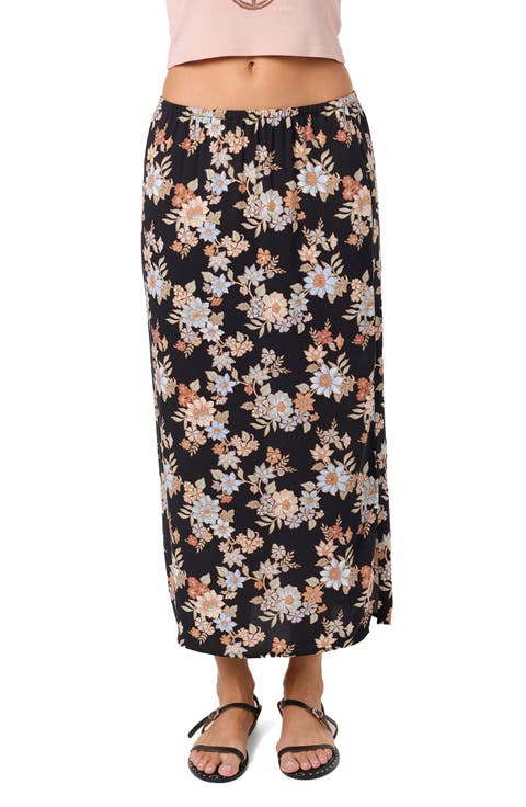 Bellamy Bali Floral Midi Skirt