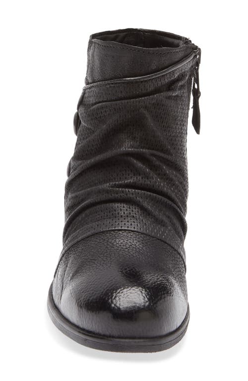 Miz Mooz Sallie Scrunch Leather Boot In Multi