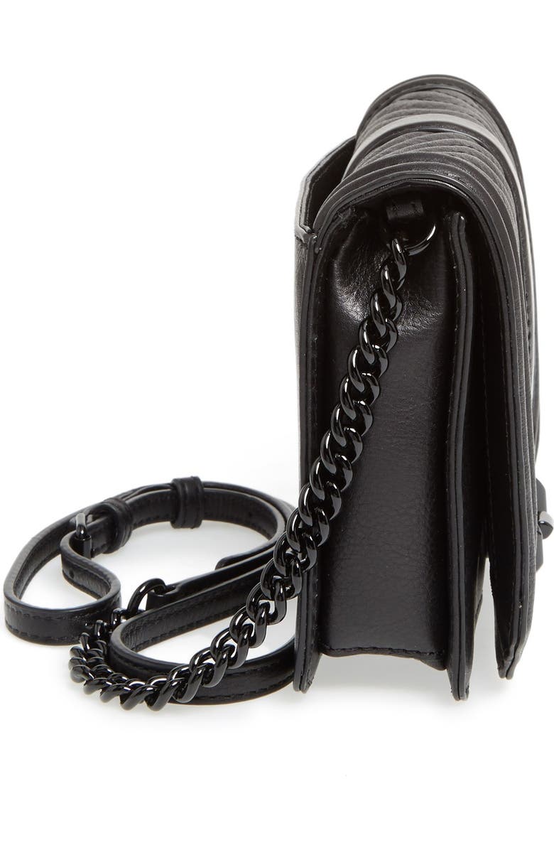 Rebecca Minkoff Small Love Leather Crossbody Bag, Alternate, color,