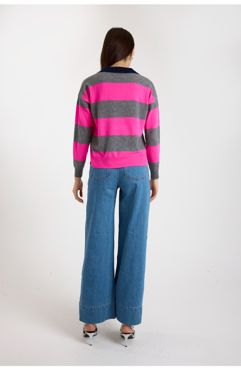 Brodie Pure Cashmere Ruby Long Sleeve 100% Cashmere Sweater, Alternate, color, Mid Grey