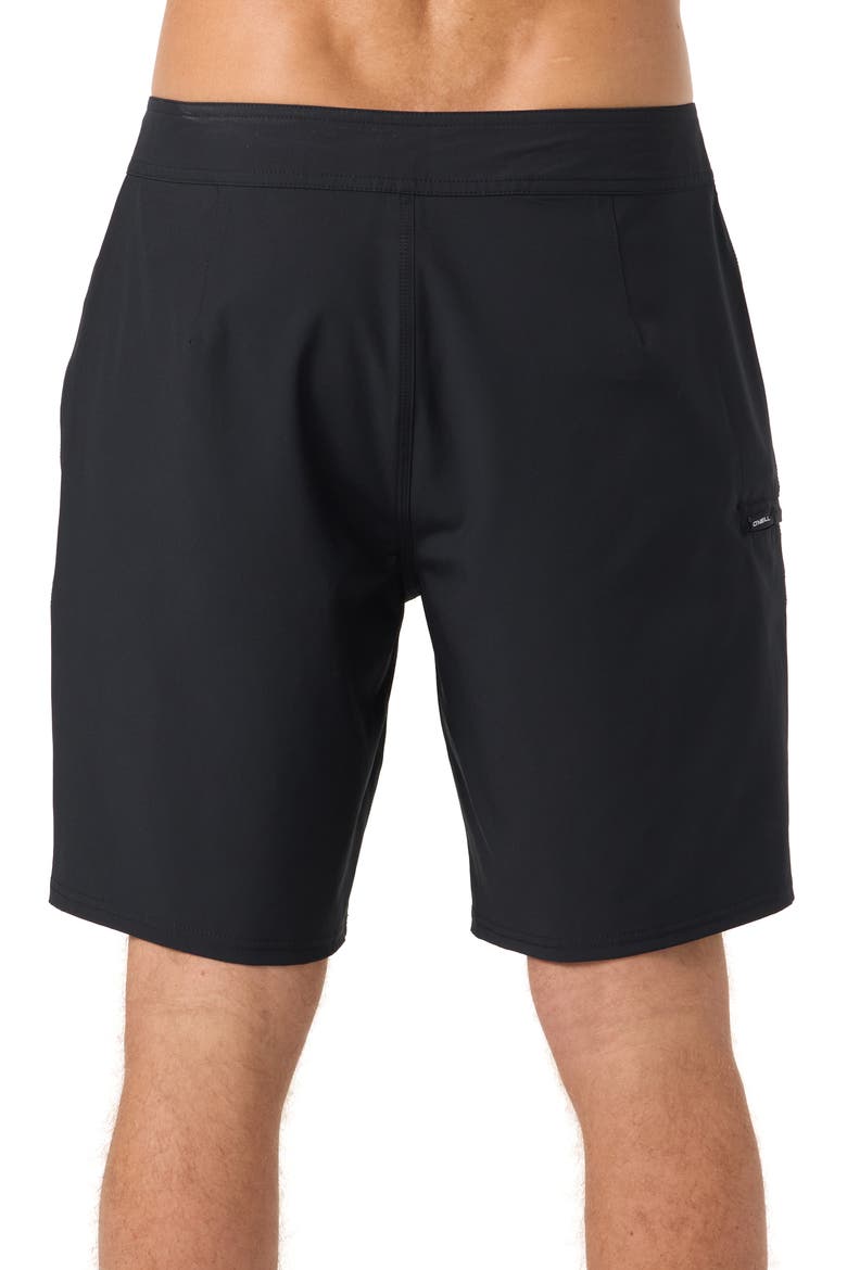 Hyperfreak Heat Solid Board Shorts, Alternate, color, BLACK