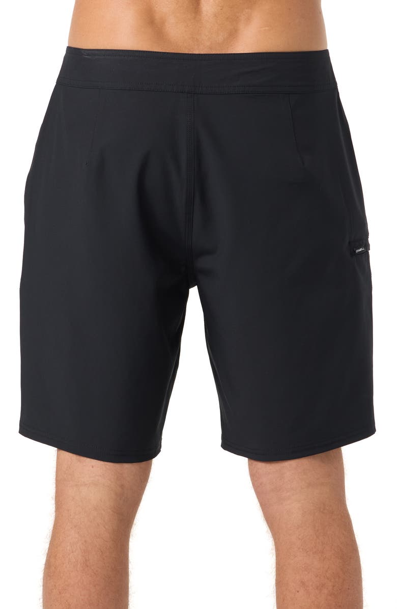 O'Neill Hyperfreak Heat Solid Board Shorts, Alternate, color, Black
