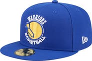 New Era Men's New Era  Royal Golden State Warriors Core Logo 59FIFTY Fitted Hat