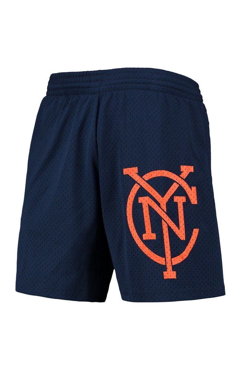 Mitchell & Ness Men's Mitchell & Ness Navy New York City FC Monogram Shorts, Alternate, color, Navy