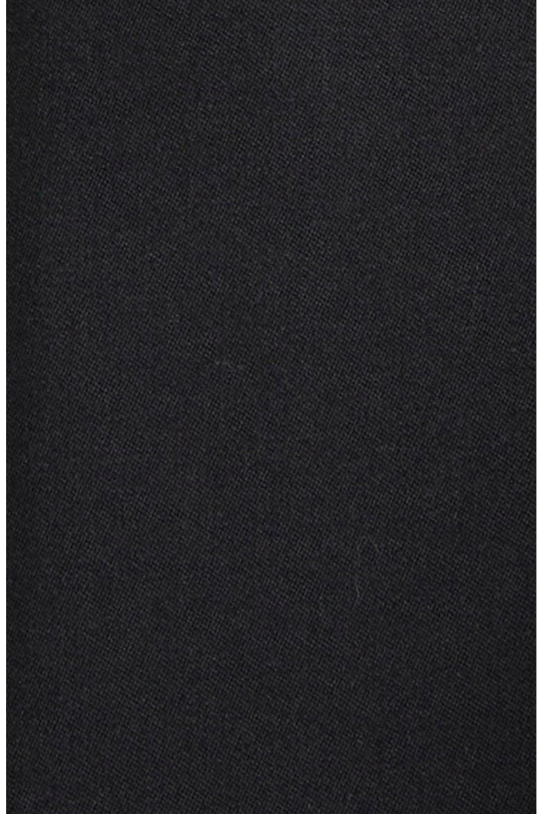 Cutout Bow Detail Worsted Coat, Alternate, color, BLACK